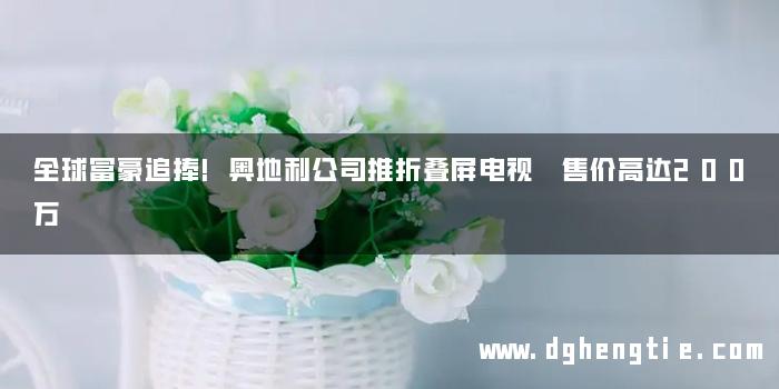 全球富豪追捧!奥地利公司推折叠屏电视 售价高达200万